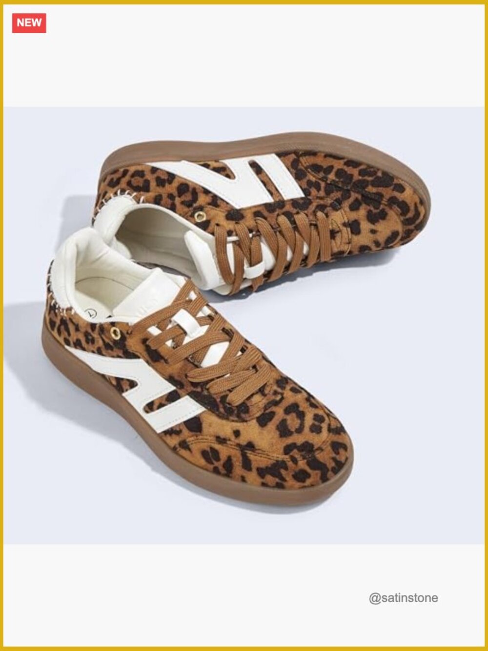 Genuine Leather & Suede Retro Fashion Sneaker, Anti-Slip Gum Sole - Picture 6 of 7